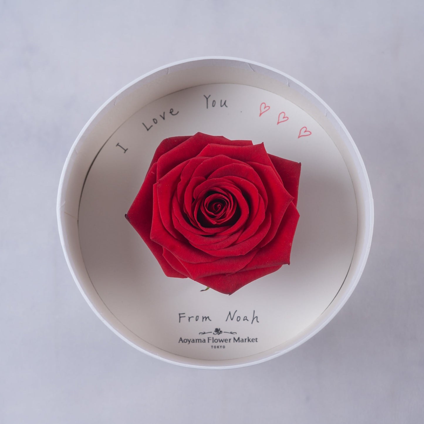 Rose Hat Box (Red)