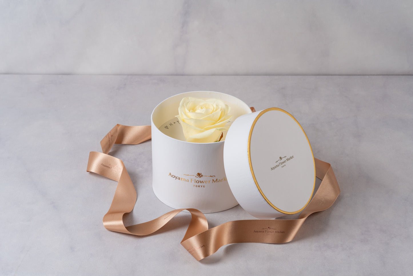 Rose Hat Box (White)