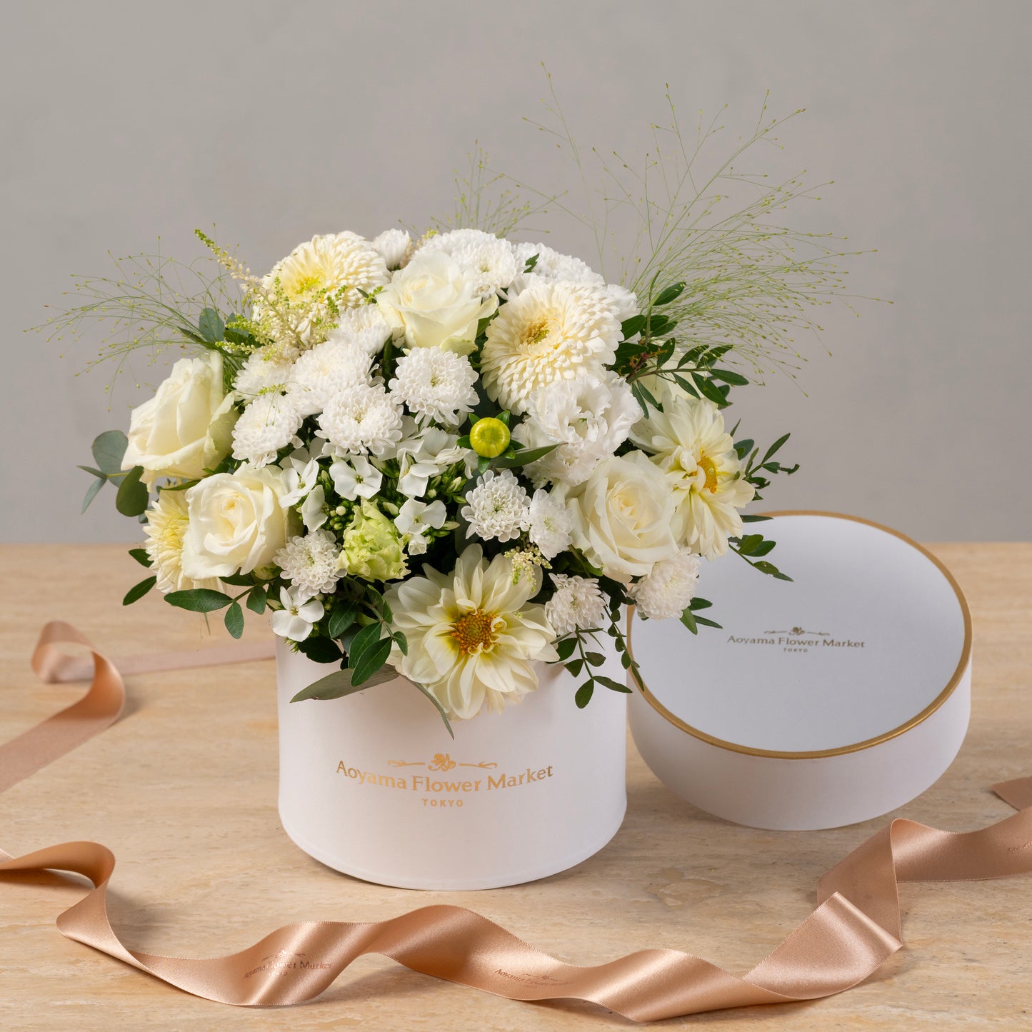 Hat Box Arrangement (White)