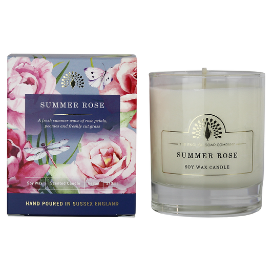Summer Rose Scented Candle