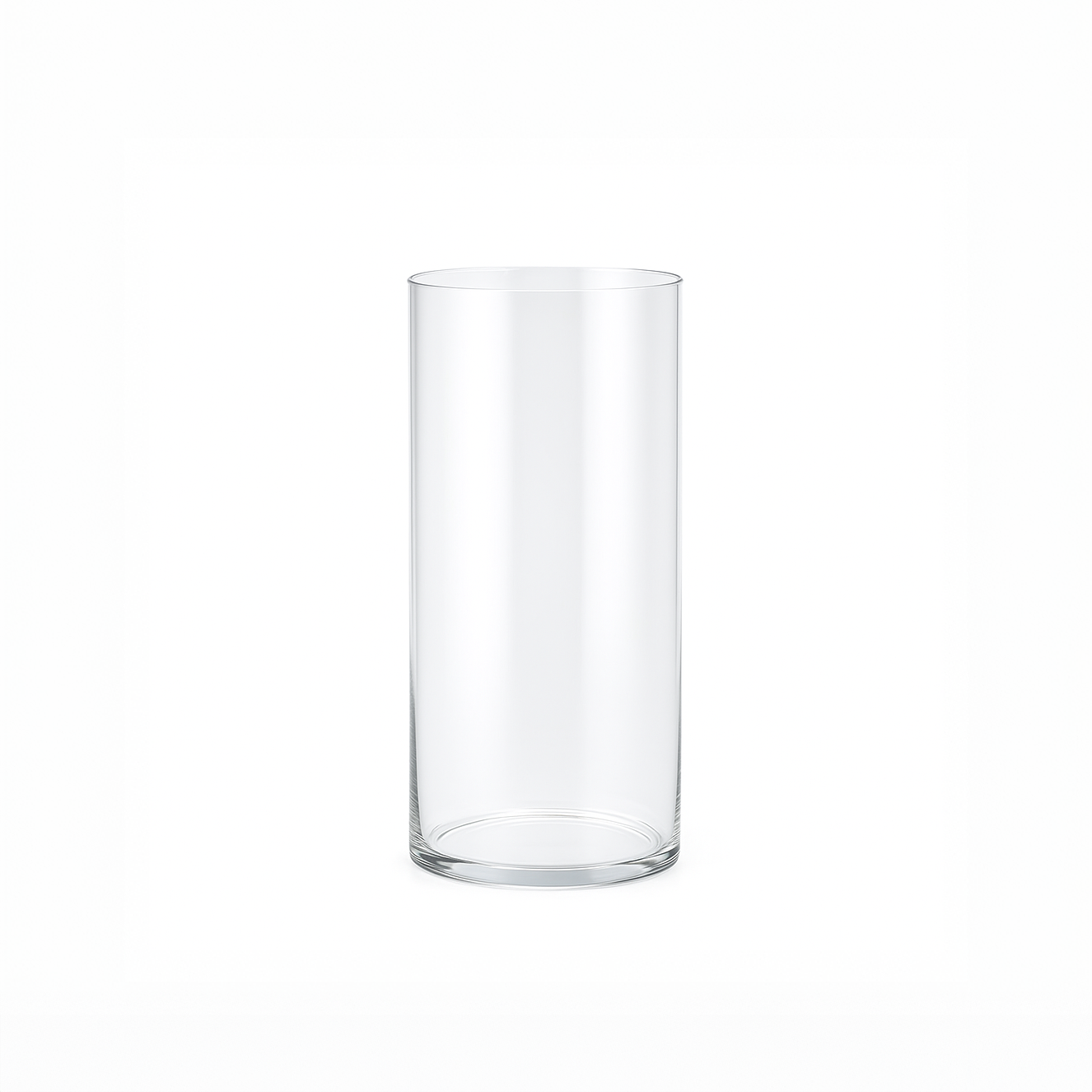 Clear Cylinder vase (20x9cm)