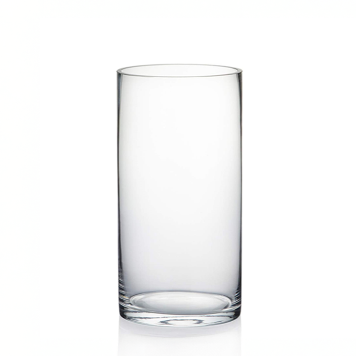 Clear cylinder vase (30x15cm)
