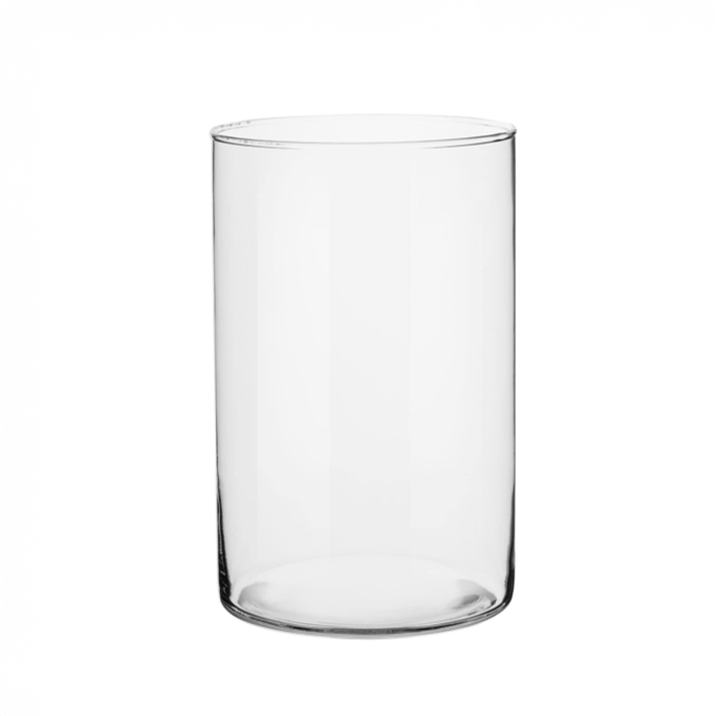 Clear cylinder vase(30x19cm)