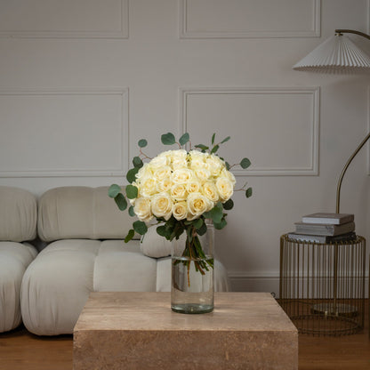 White Roses (24 stems)