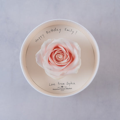 Rose Hat Box (Pastel Pink)