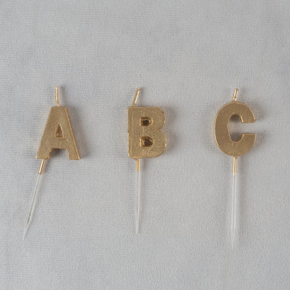 Alphabet Candles