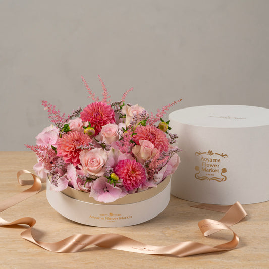 Cake Box Arrangment (Pink)