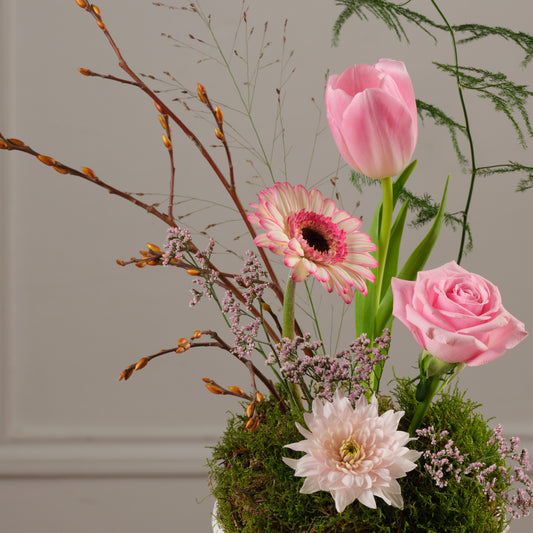 Hanami Bowl Fresh Flower Arrangement Small