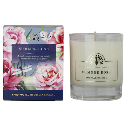 Summer Rose Scented Candle