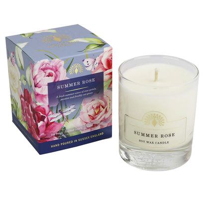 Summer Rose Scented Candle