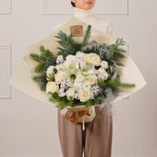 Silent Night Fresh Flower Bouquet Large