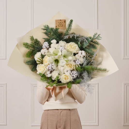 Silent Night Fresh Flower Bouquet Large