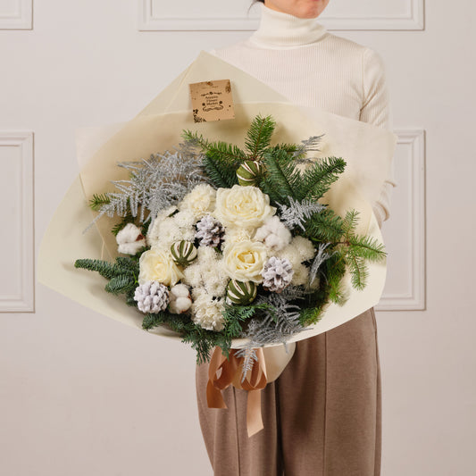 Silent Night Fresh Flower Bouquet Medium