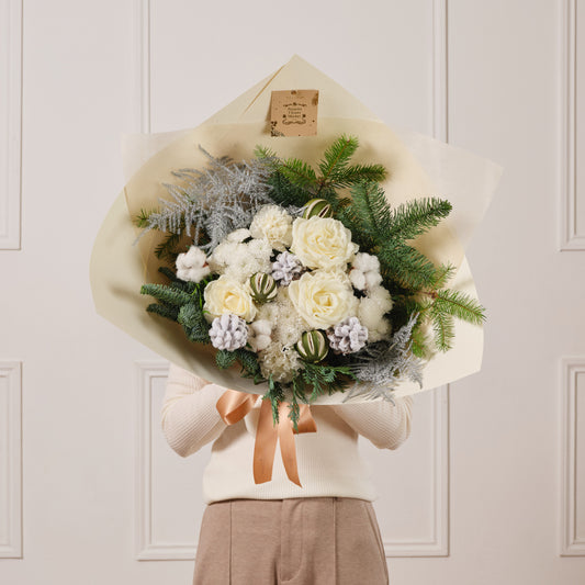 Silent Night Fresh Flower Bouquet Medium
