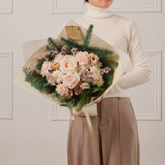 Winter Blush Fresh Flower Bouquet Extra Small