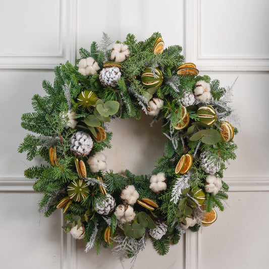 Fresh Wreath -White