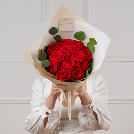 12 Red Roses Bouquet