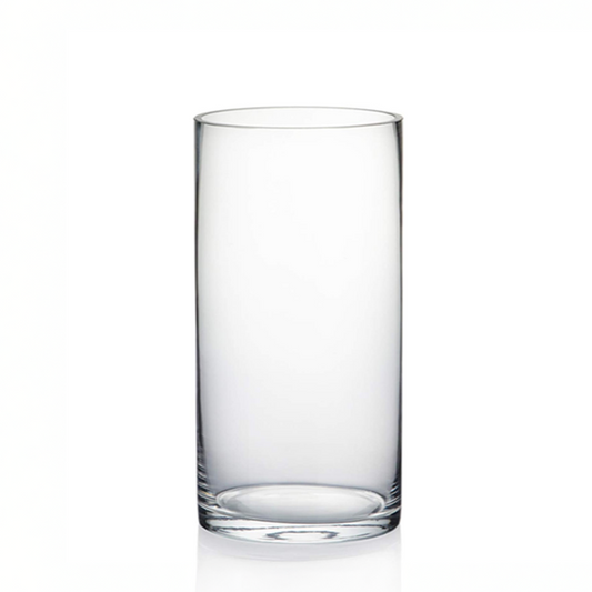 Clear cylinder vase (30x15cm)