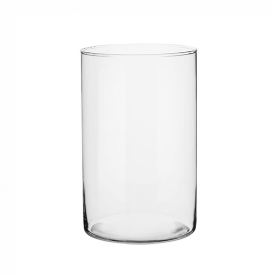 Clear cylinder vase(30x19cm)
