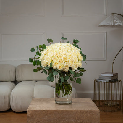 White Roses (50 stems)